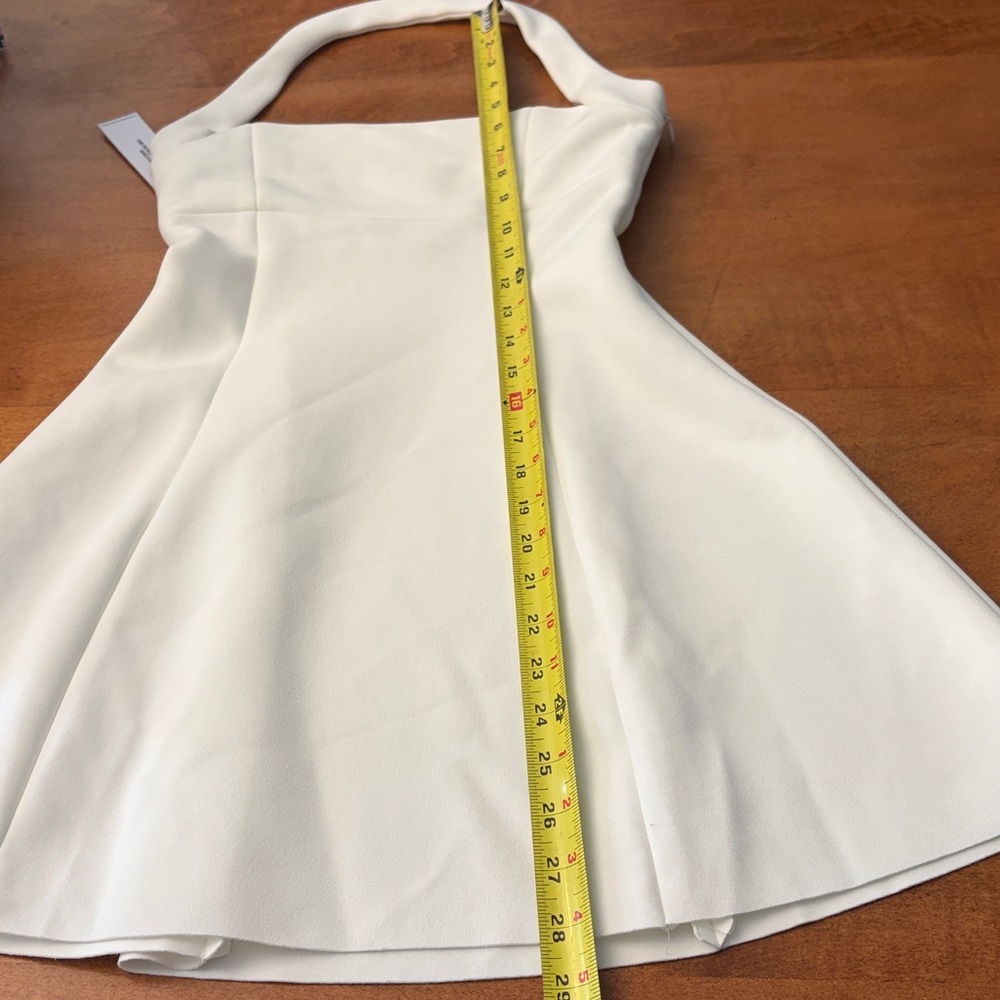 Princess  Polly Allyn White Mini Halter Dress - Picture 5 of 10